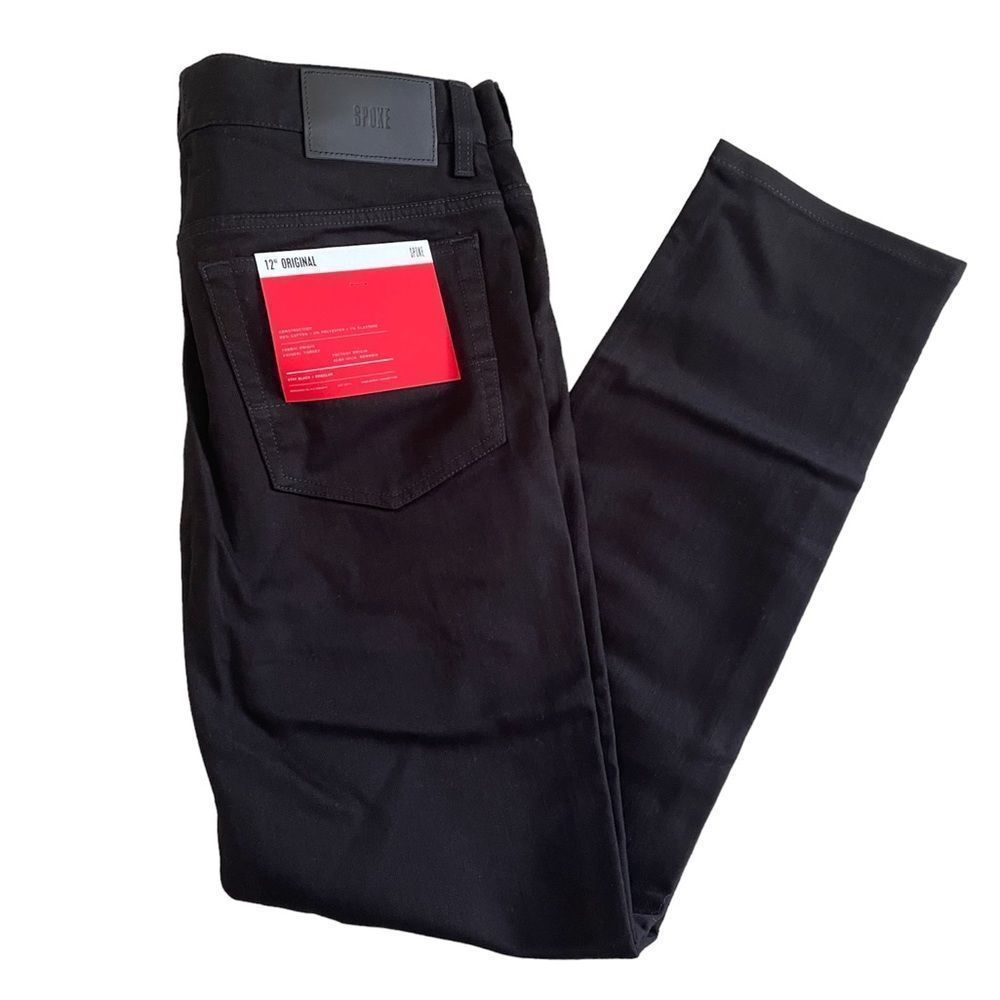 NWT Spoke 12oz Original Black Denim Size 34